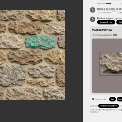 Image Cutout Sampler