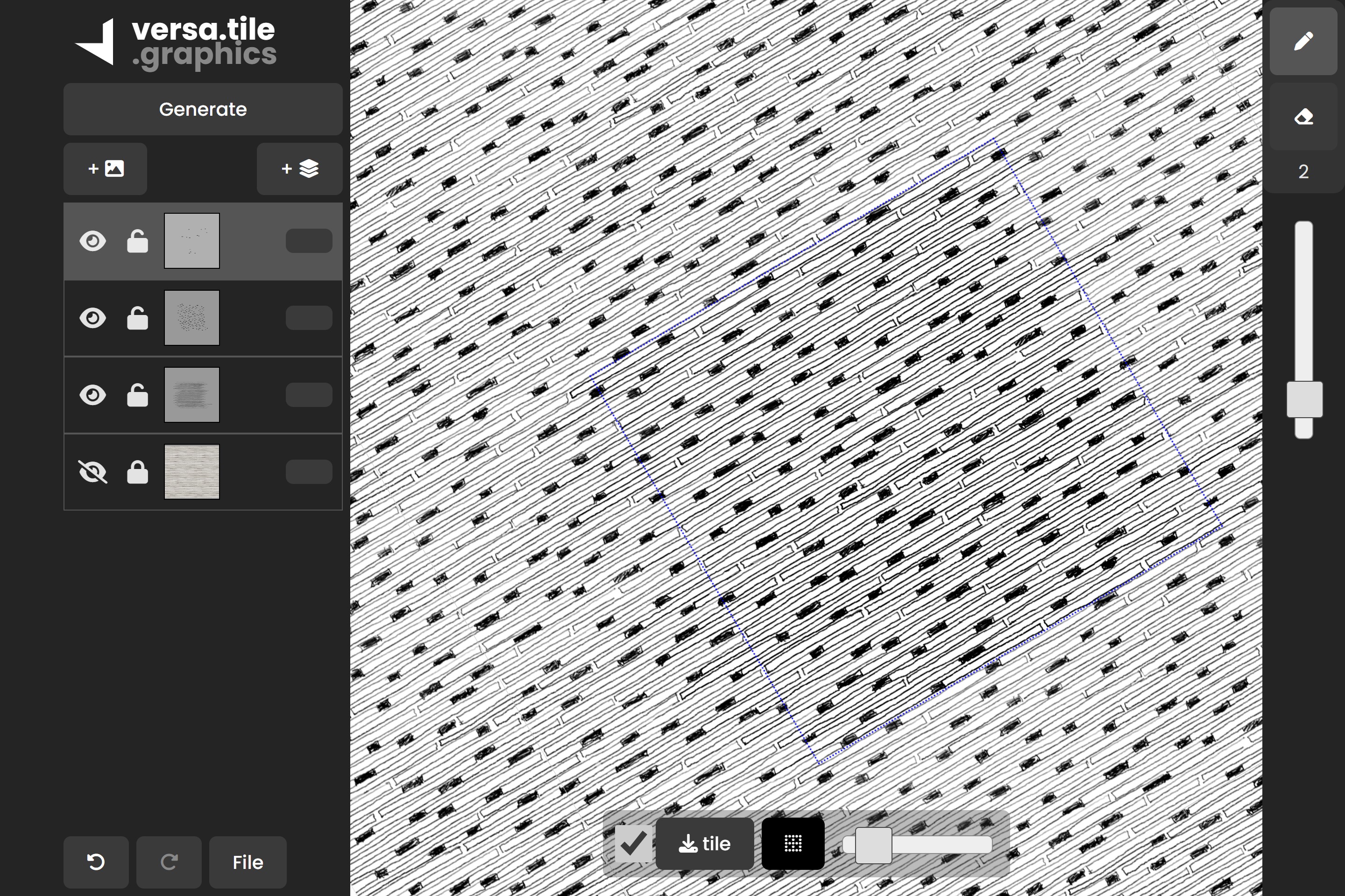 Updated drawing tool with pan and rotate