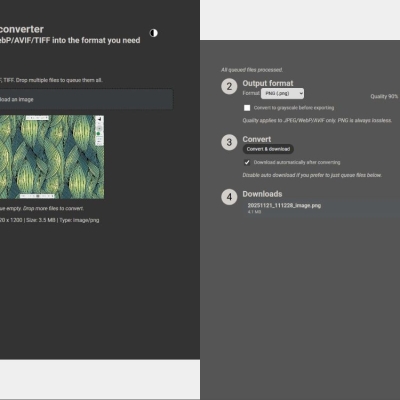 Image format converter