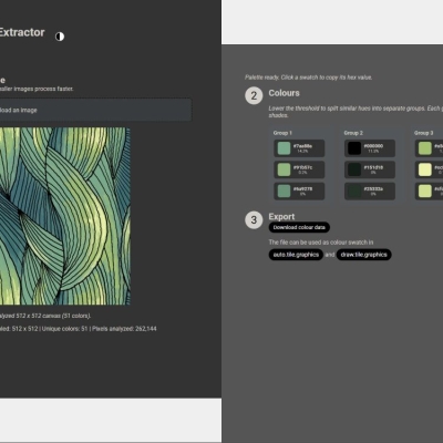 Image colour extractor